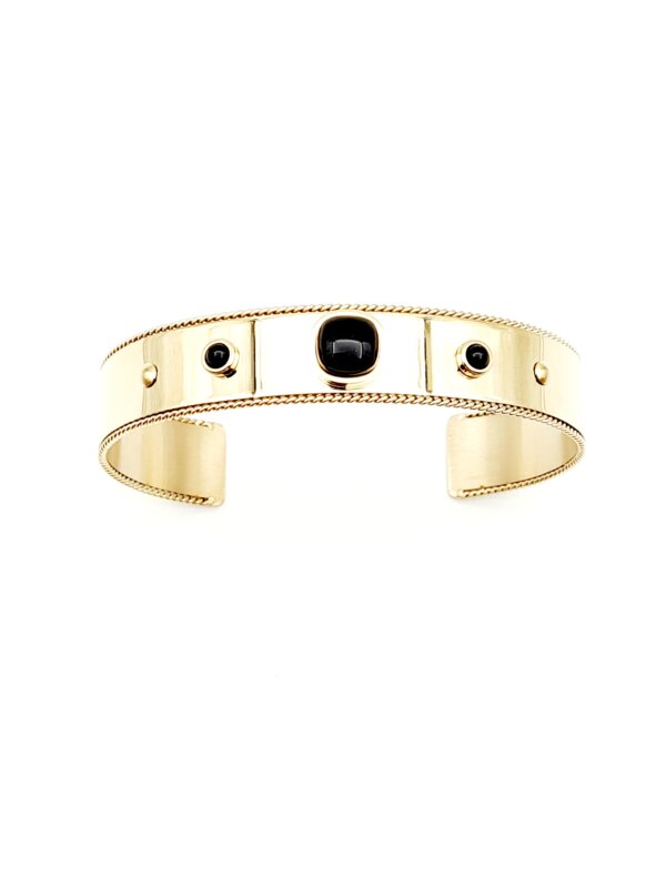 ZAG Bijoux armband 'Couronne Noir'