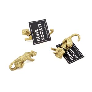 Beeldjes luipaard goud