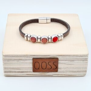 Qoss Armband Tess Blush/Terra/Roos M