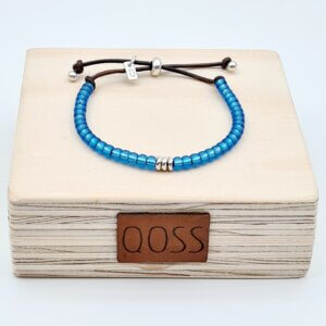 Qoss Armband Maartje Jeansblauw